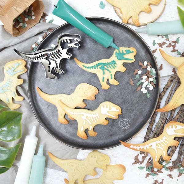 Dekorativt utdragverk dinosaurus - Scrapcooking