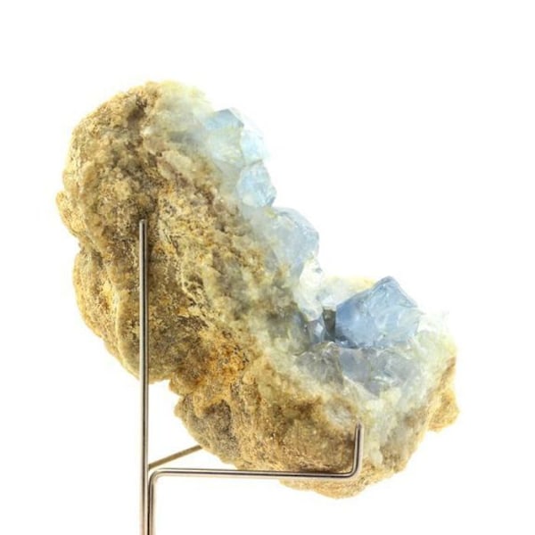 Sten og mineraler. Celestine. 1366,60 øre. Sakoany depositum, Katsepy, Madagaskar.