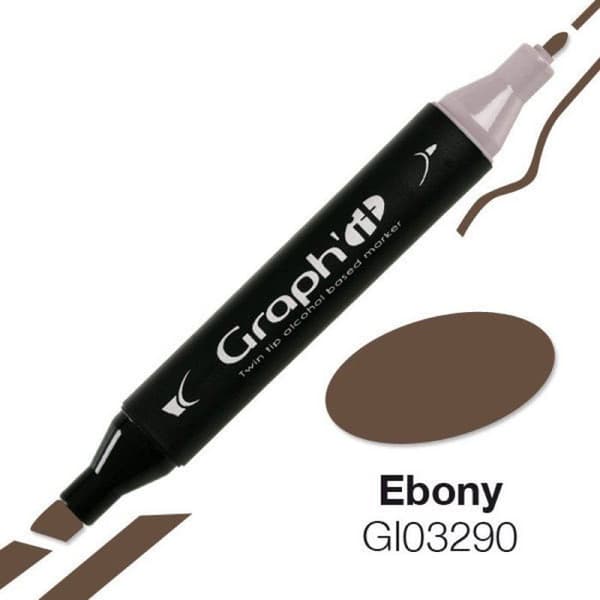 Graph'It - Alkoholmarker Graph'it 3290 Ebony brun