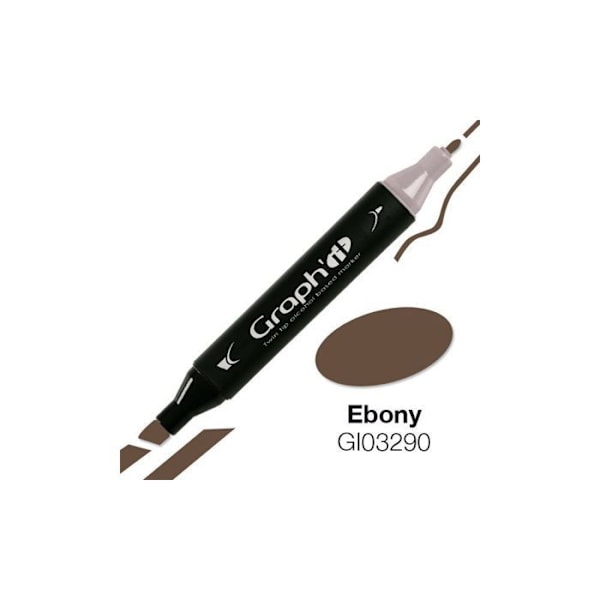 Graph'It - Alkoholmarkör Graph'it 3290 Ebony brun