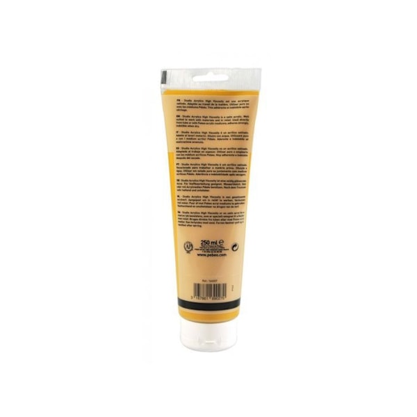 Akvarellfärg - Pébéo - Gul Ockra - 250 ml - Satin - Professionell/Barn kastanj