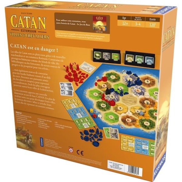 Catan Cities and Knights - Asmodee - Brädspel Flerfärgad