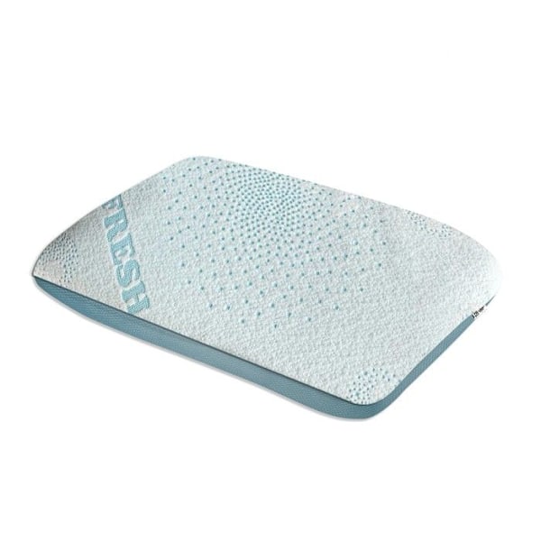 Ortopedisk & ergonomisk Gelfresh memory foam kudde (termoregulator) - Bomullsfiberöverdrag 40x60 cm Blå