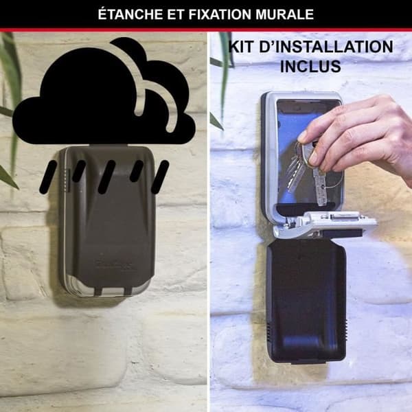 Masterlock Turva-arkku Avainlaatikko 5425EURD Koko M Grå