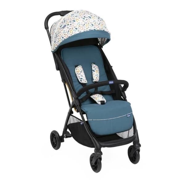 CHICCO Vaunu Glee Joyful Teal - 4 pyörää - Sininen Blå