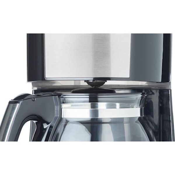 MELITTA-suodatinkahvinkeitin - Enjoy Top Timer 1017-11 musta - AromaSelector®-toiminto - Tiputuksen estojärjestelmä Stål och svart