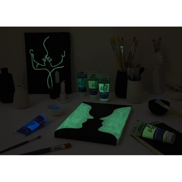 Pébéo Phosphorescent Paint - 100 ml Otonat grönt
