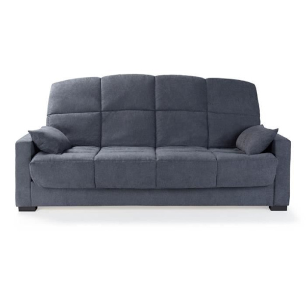 3-istuttava vuodesohva - Harmaa kangas - 17 cm patja - P223 x S96 x K 103 cm - MEGAN Grå