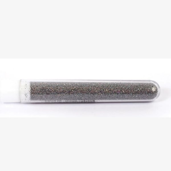 Biologiskt nedbrytbart glitterpulver 2,7 g - grå