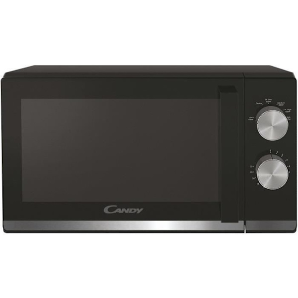 Candy Moderna CMW20TNMB 700 W 20L musta mikroaaltouuni - sulatustoiminto - lasinen levysoitin - 6 tehotasoa