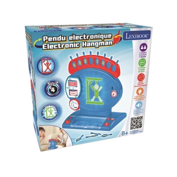 LEXIBOOK - Electronic Hangman Game - 2 pelaajaa - 8 vuotta ja enemmän Blå