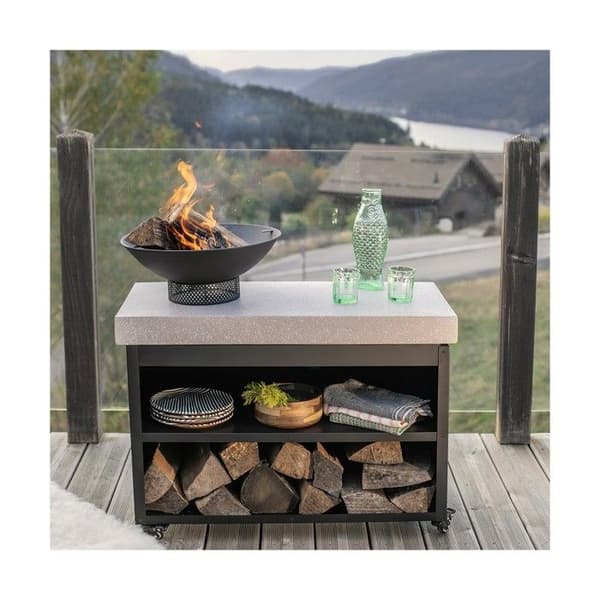 Grill med bord - LIVOO - DOC329 - Svart