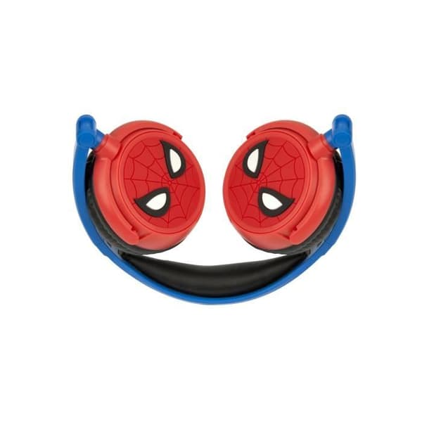 SpiderMan hopfällbara trådbundna stereoheadset Röd