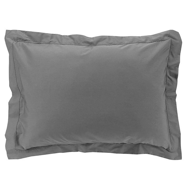 Örngott x2 Percale 50x70 cm Antracit Antracit