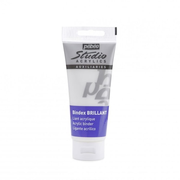 Akrylbinder - Pébéo - Bindex - 100 ml - Blank - Gennemskinnelig Genomskinlig