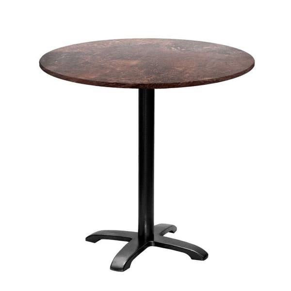 Rundt bord Ø 80 cm - model Bazila rust brun