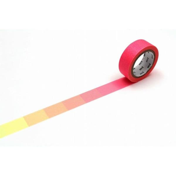 Maskeringstejp - Maskeringstejp MT gradient fluorescerande rosa/gul Ros
