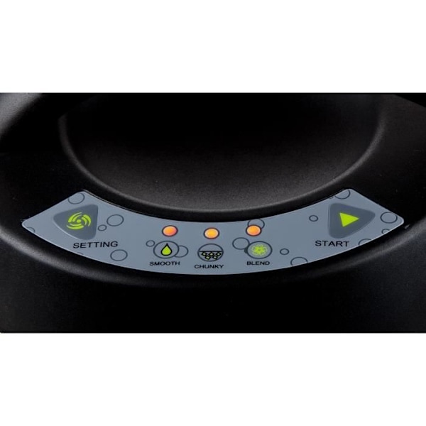 Blender chauffant DOMO - sort - 1,6L – 3 programmer - 1000 Watt - DO498BL