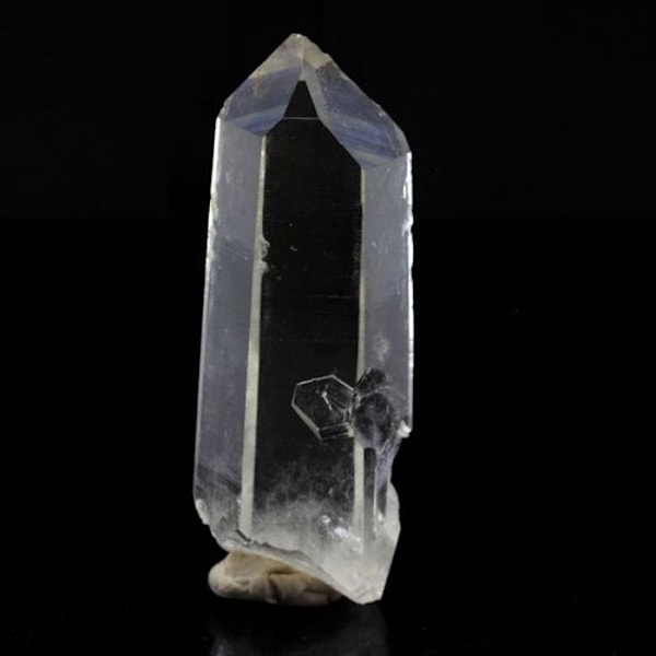 Sten og mineraler. Kvarts. 69,79 øre. La Gardette-minen, Bourg d'Oisans, Isère, Frankrig.