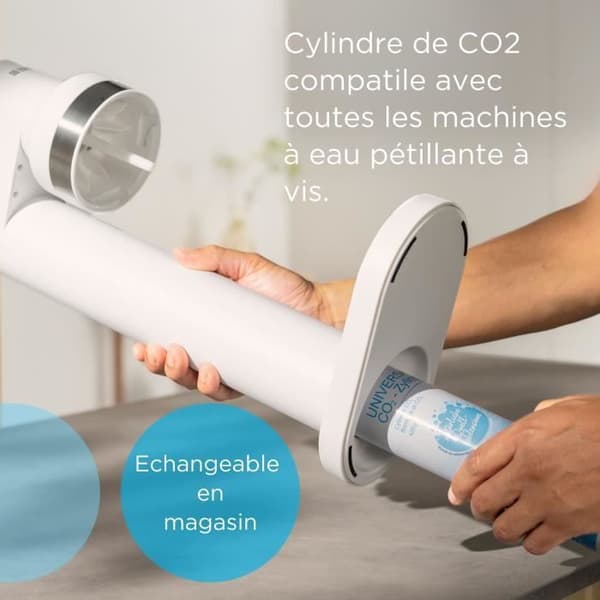 BRITA Sodamaskin - SodaTRIO Vit - 1 Flaska 1L och 1 CO2 Cylinder ingår Vit