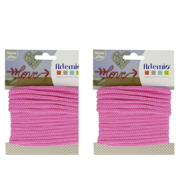 2 stickgarn 5 mm x 5 m - fuchsia Fuchsia