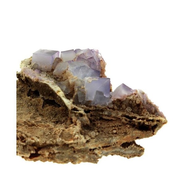 Sten og mineraler. Fluorit. 354,5 øre. Mont-Roc, Tarn, Frankrig.