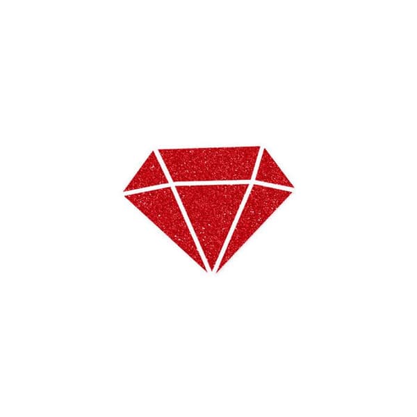 Maleri - Izink - Diamond - Rød - 80ml - Exceptionel glans Röd