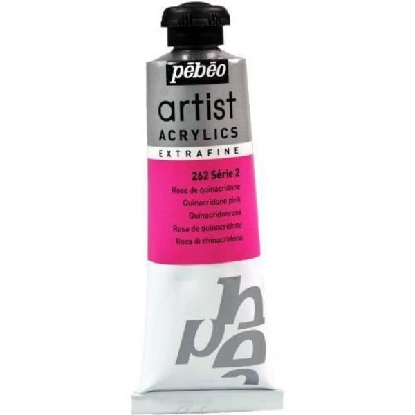 Pébéo 907262 Beaux-Arts Kunstner Akryl Ekstra Fin 1 Rør Kraplak Pink 37 ml