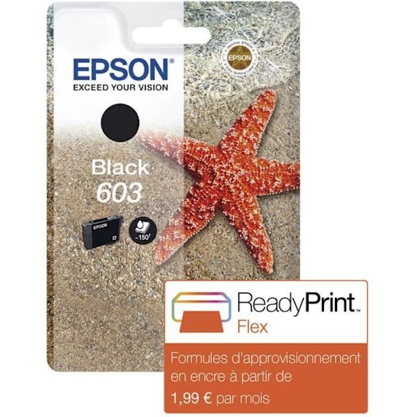 EPSON 603 sort blækpatron - Starfish (C13T03U14010)