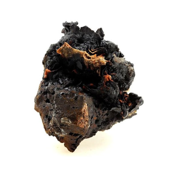 Sten og mineraler. Goethite + kvarts. 1919,0 ct. Bussang, Vosges, Frankrig.