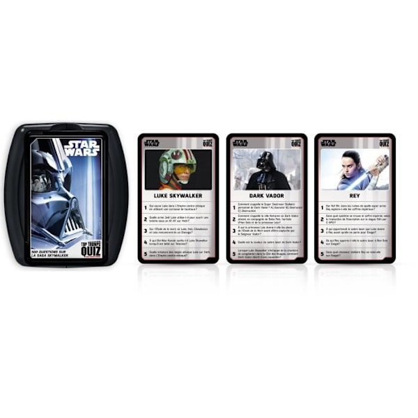 STAR WARS QUIZ - Brädspel - VINNANDE REV Svart, blått och vitt