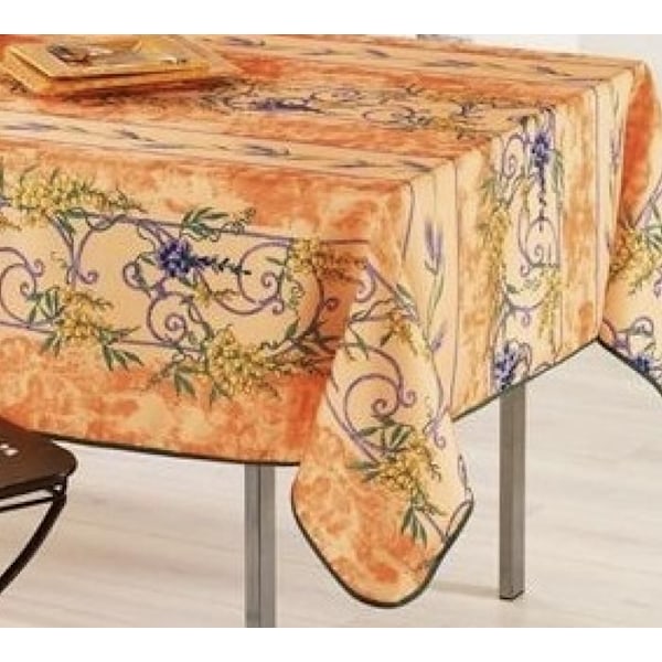 Duge - Provençal - Glycine - 100% Polyester - Rektangulær - 150x240cm Gul