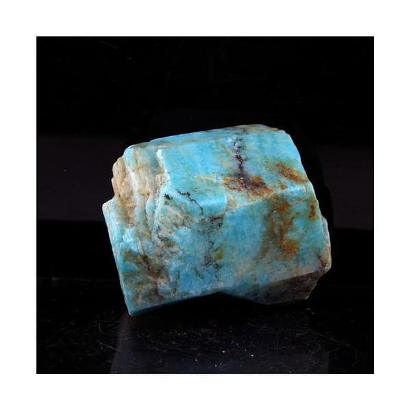 Sten og mineraler. Amazonit. 183,5 øre. Konso, Etiopien. Blågrön