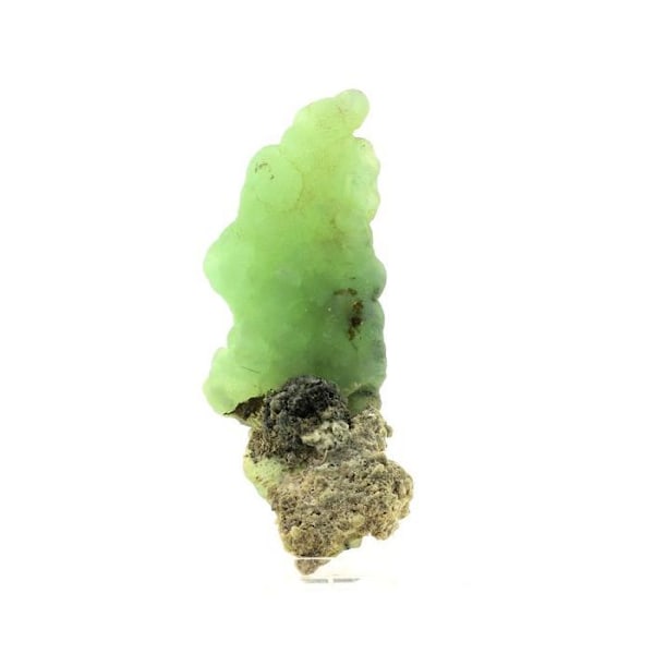 Sten og mineraler. Prehnite. 1983,0 ct. Diamonkara, Kayes, Mali.