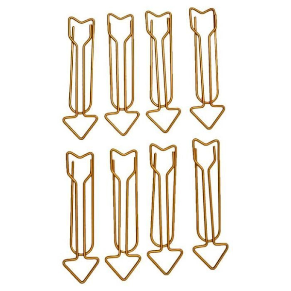 Golden Arrows Papirclips - Draeger Paris gyllene