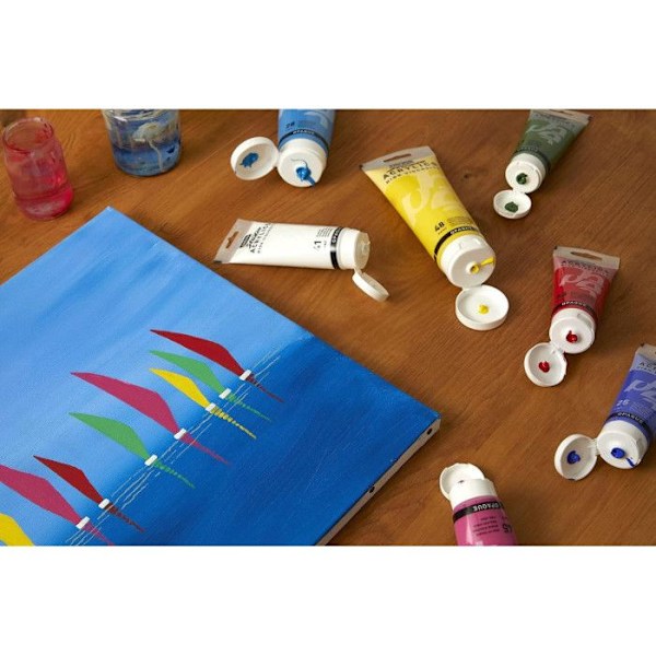 Acrylmaling - Pébéo - Brændt Umbrag - 250 ml - Satinér - Professionel Ombre Brulée