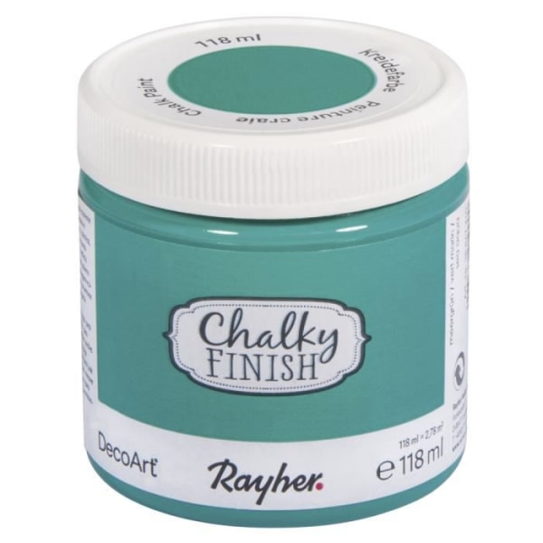 Maling - RAYHER - Chalky Finish - Søgrøn - 118 ml - Mat finish havsgrönt