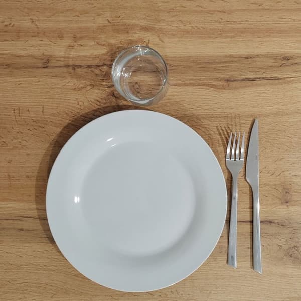 Rundt bord Ø 70 cm - model Round hvid eg armor brun