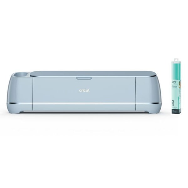 Cricut Maker 3 leikkuri + minttu pysyvä vinyyli 91 x 33 cm Blå