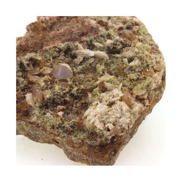 Wulfenit + Baryt 202,7 karat