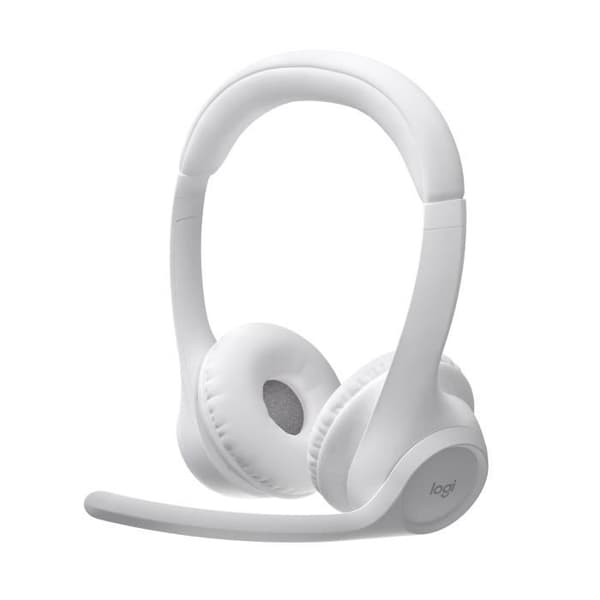 Hovedtelefoner - Trådløs - Logitech - Zone 300 - Bluetooth - Støjreducerende - Hvid