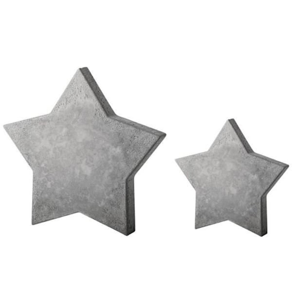 Stjerneform til kreativ beton 11 cm Transparent