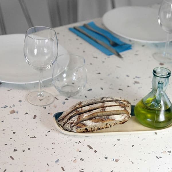Bord 70 x 70 cm - model Bazila terrazzo cassata Vit