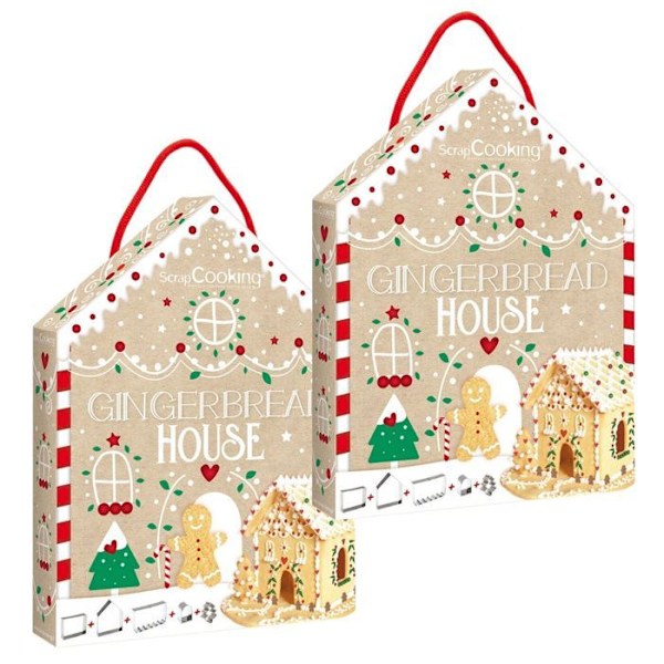 2 st pepparkakshuskutterlådor