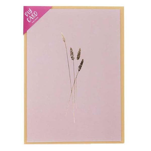 DIY Anpassa ditt blomsterkort - Ros Rosa