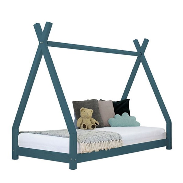 Lit tipi barn NAKANA 80 x 160 grøn petroleum Grön