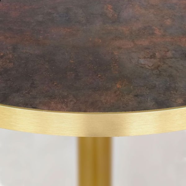 Pyöreä pöytä Ø 120 cm Rooma bistro rust kastanj