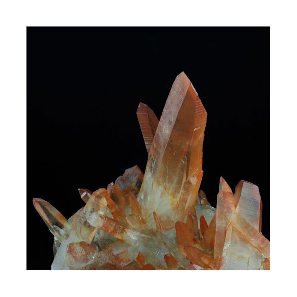 Sten og mineraler. Hæmatoid kvarts. 2922,0 øre. Tinejdad, Draa-Tafilalet, Marokko.