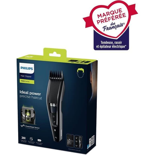 Hårklipper - PHILIPS - HC5630/15 - Series 7000 Sort og grå