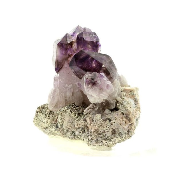 Quartz Ametyst + Orthoclase 1805,1 karat Flerfärgad